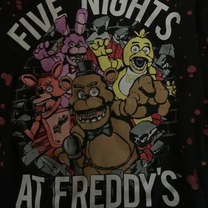 2 long sleeve boys shirts- Five Nights at Freddys